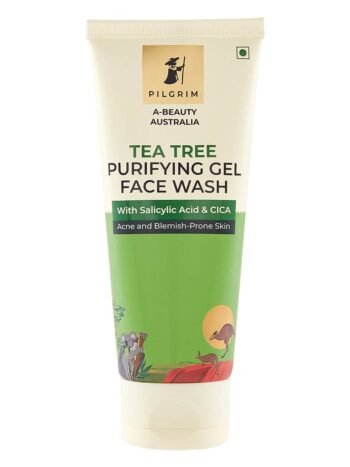 Tea Tree Purifying Gel Face Wash for Clear Skin - Acne Treatment & Deep Cleansing