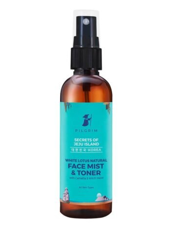 White Lotus Natural Face Mist & Toner with Camellia & Witch Hazel - Hydrating Skin Care Spray